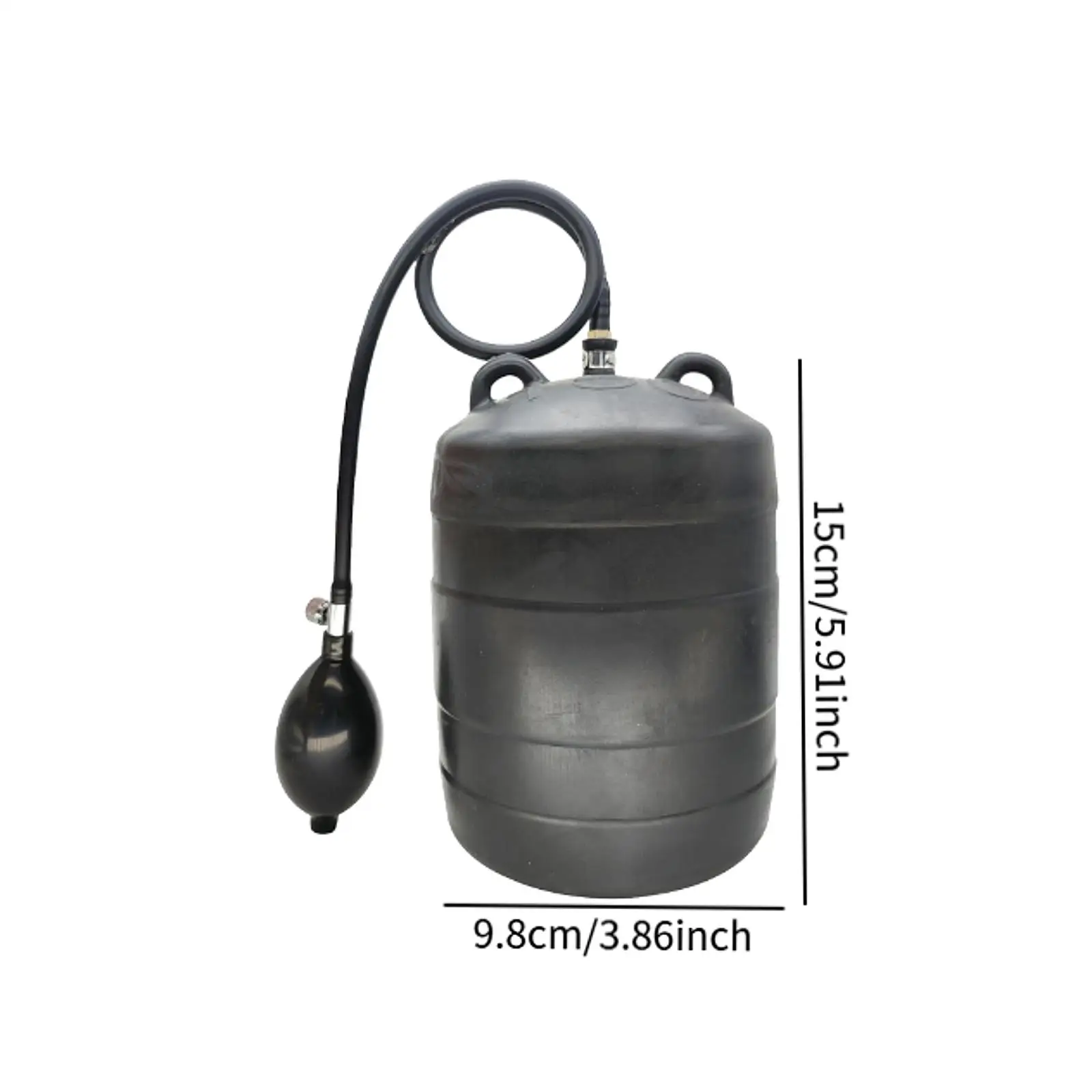 Produktbild von Naturkautschuk-Airbag-Stopfen – Aufblasbarer Rohrverschluss Für ID 64–95 Mm, 4 Mm Wandstärke, Max. 0,25 Bar