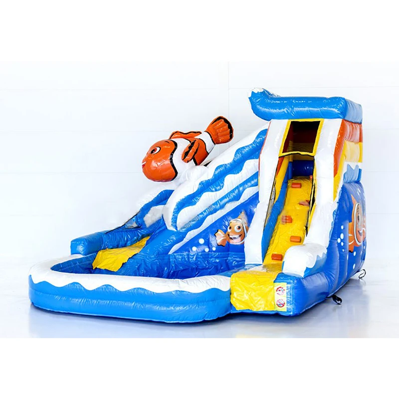 Children water park equipment inflatable water slide inflatable pool slide