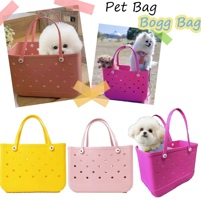 

Bogg Bag XL Puppy Go Out Портативная сумка на плечо Уличная большая сумка для покупок Легкая очистка Водонепроницаемая корзина Сумка для домашних животных