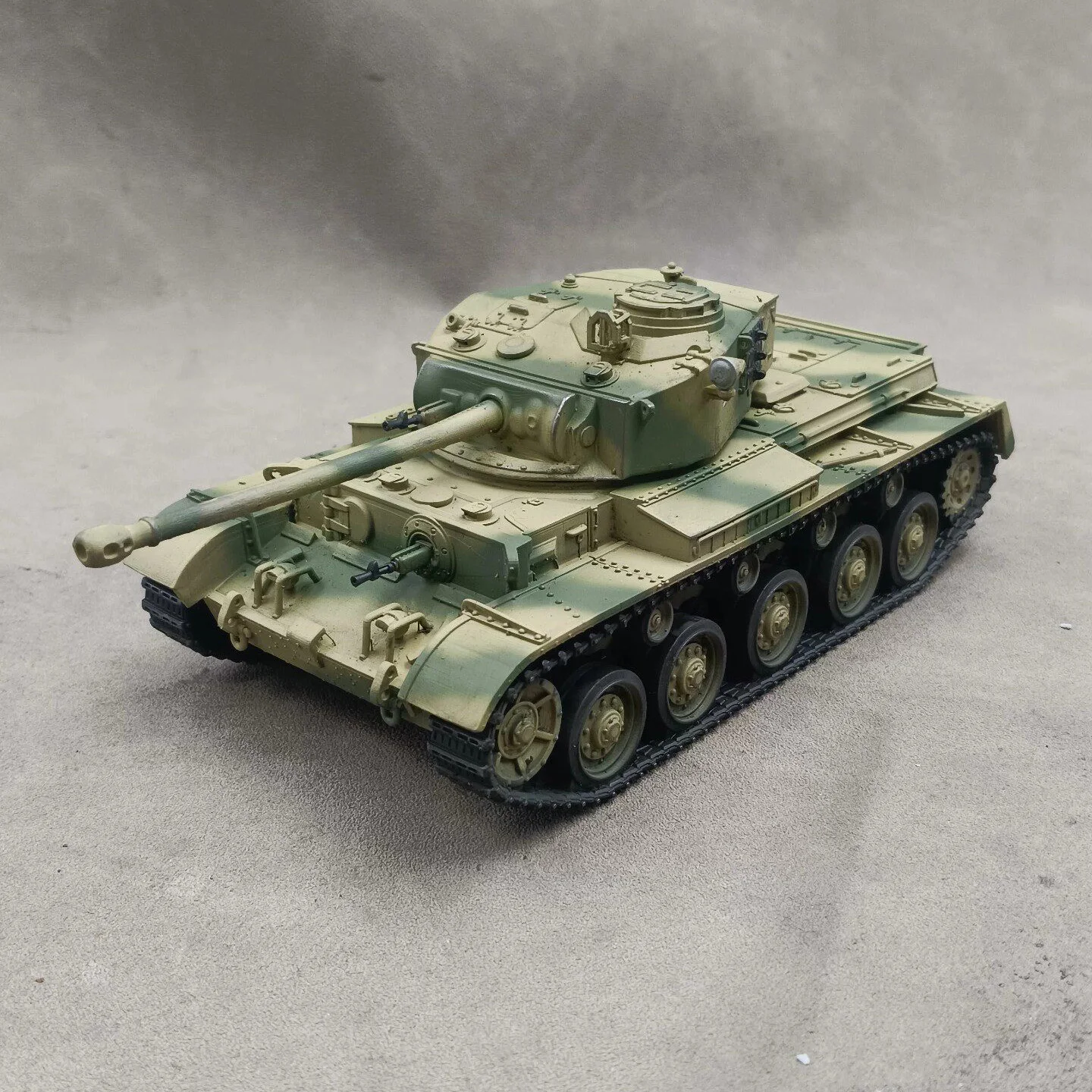 1/35 British Comet A34 Cruiser Tank , SLA printing hand-colored finished model decorative ornament