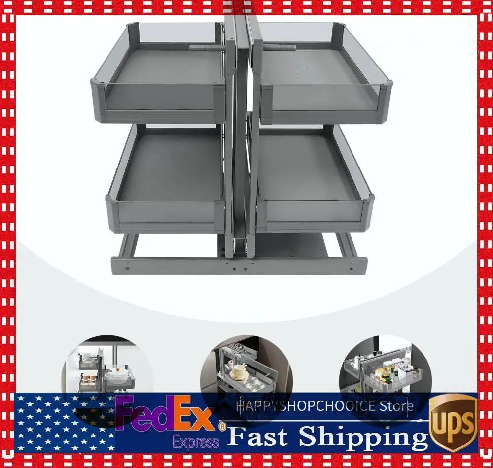 

Corner cupboard storage rack for the kitchen, pull-out storage rack, pull-out storage rack for corner cupboards