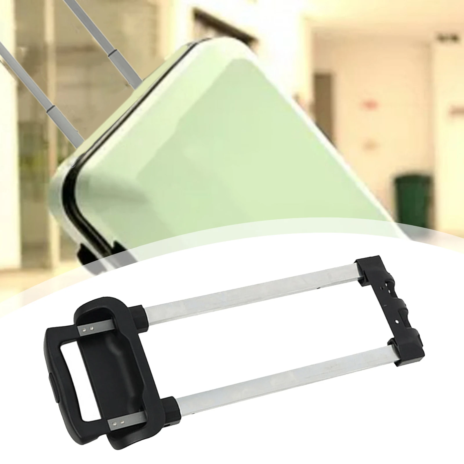 Manija telescópica de repuesto para maleta, equipaje, mango de extensión de carrito extraíble Universal, piezas de repuesto de reparación para la mayoría de Trave