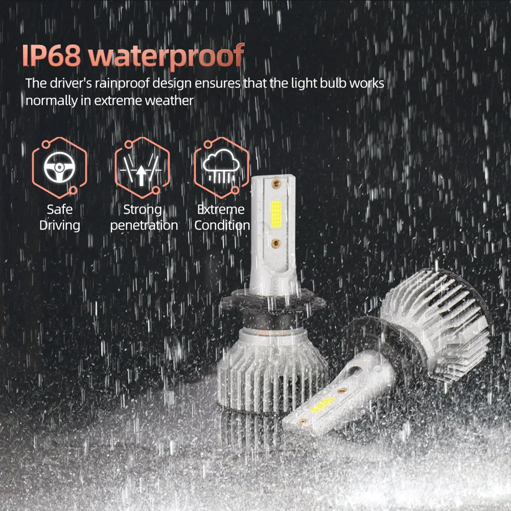 صالح لبيجو 508 I 2010 2011 2012 2013 2014 60 واط LED أضواء الضباب 20000LM CSP رقائق مصابيح الضباب 12 فولت 6000 كيلو الأبيض التوصيل والتشغيل