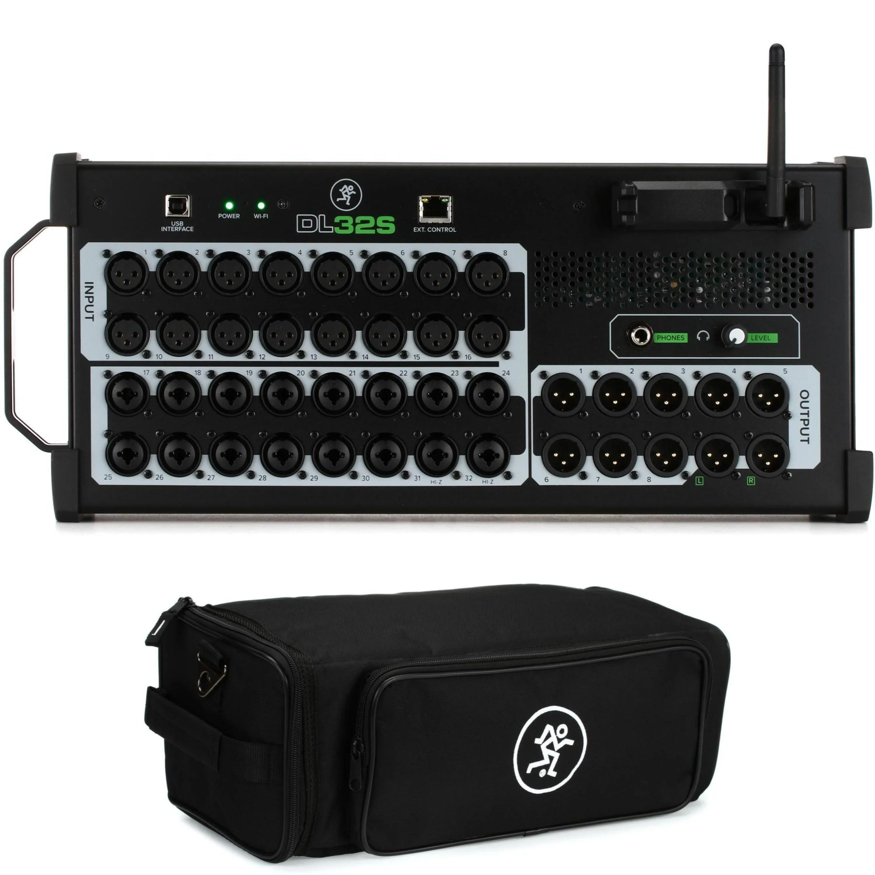 DL32S 32-channel Rackmount Digital Mixer with Bag