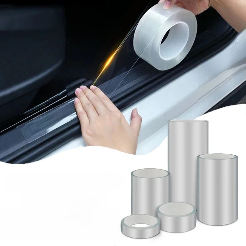 AliExpress Car Door Protector Stickers Transparent Bicycle Stickers Tape Bike Frame Protector Cycling Tape Film