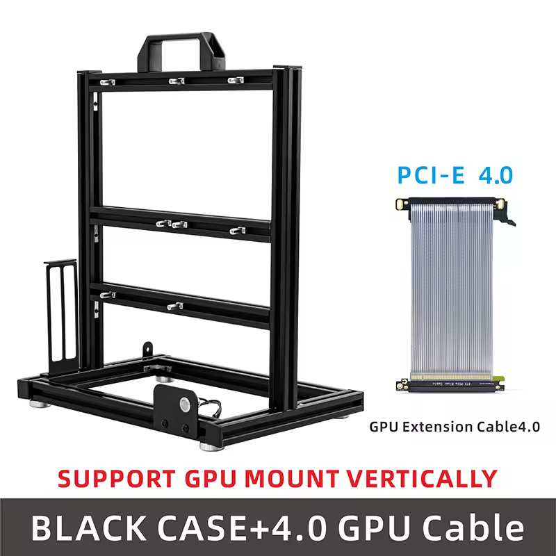 Close up of 240mm radiator mount on BlockCase