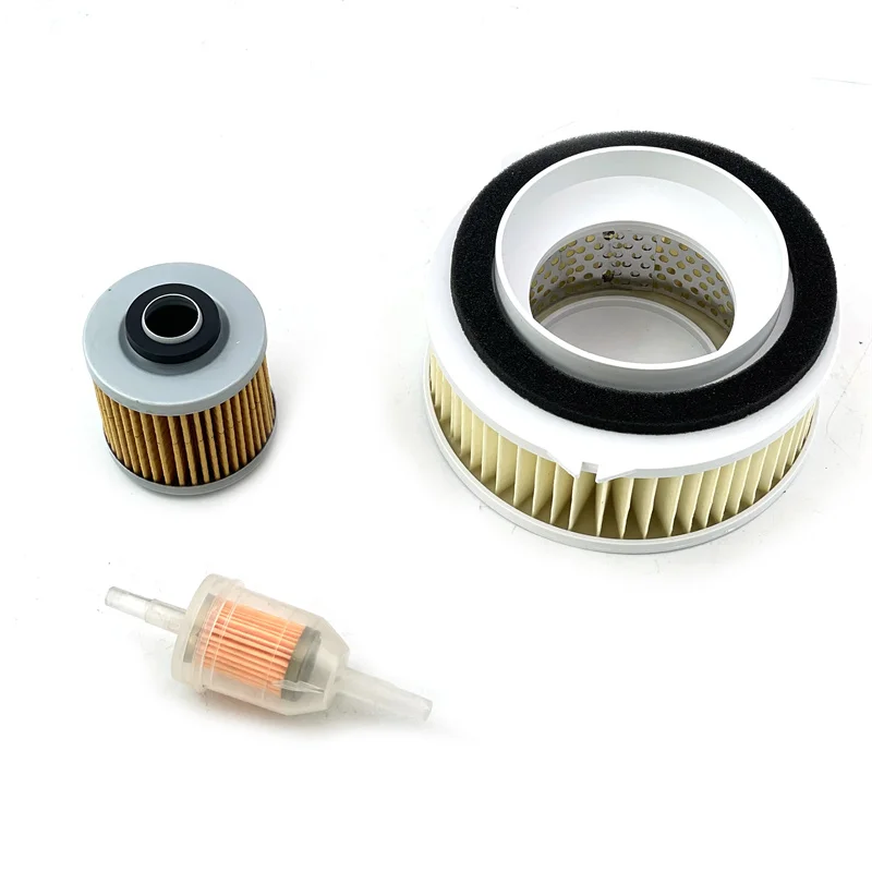 Filtro de óleo para motocicleta, elemento de limpeza, filtro de ar, filtro de gasolina para yamaha xvs 650 v-star xvs 650 a drag star clássico xvs 400