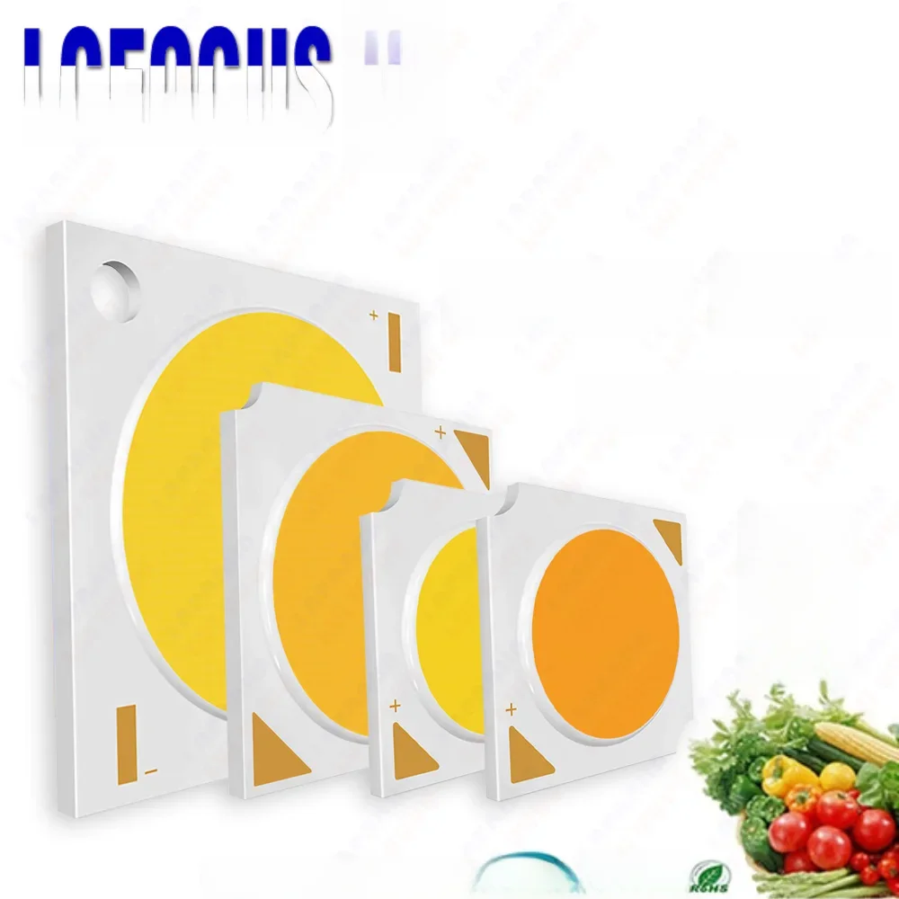 La culture hydroponique 3W 5W 10W 20W 30W 50W 100W COB LED élèvent des lumières. Puces de croissance. spectre complet. 400-840nm pour les plantes d'intérieur germination croissance floraison fruits