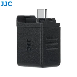 JJC Osmo Action 3,5-mm-Audioadapter, nur für DJI Osmo Action 5 Pro Action 4, Mikrofon-Audioeingang, Typ-C-Anschluss, keine Kopfhörer
