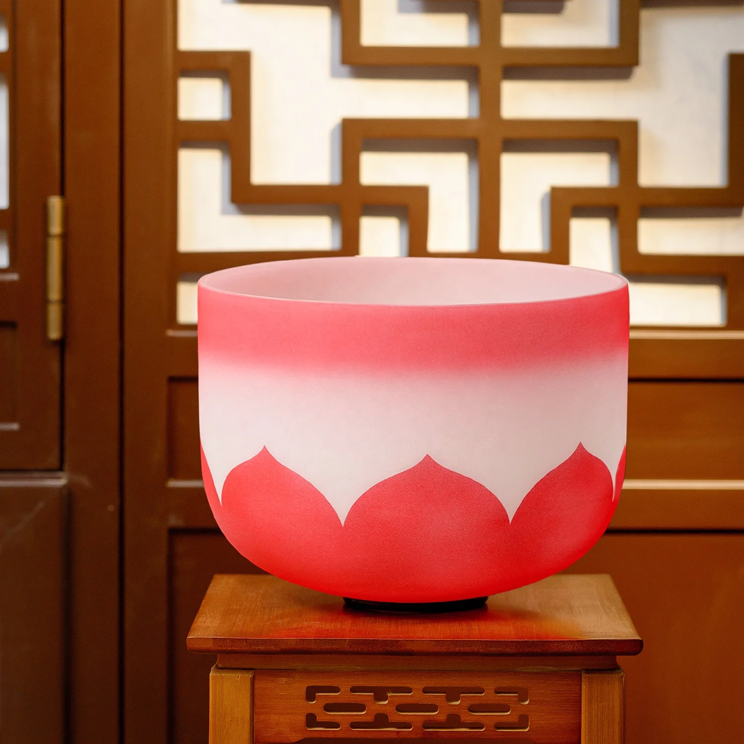 

8-дюймовая хрустальная поющая чаша C Note 432 Гц Корневая чаша чакры для йоги-медитации