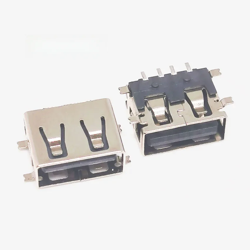10 szt. Gniazdo USB / AF / 4P SMT / USB żeńskie złącze USB typu A — zdjęcie 2