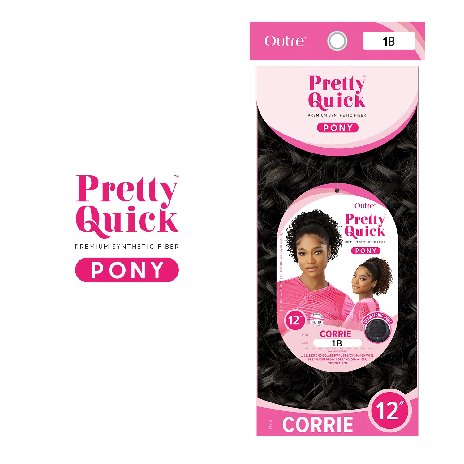 Kuncir Rambut Sintetis Model Tali Serut Cantik dan Cepat Corrie