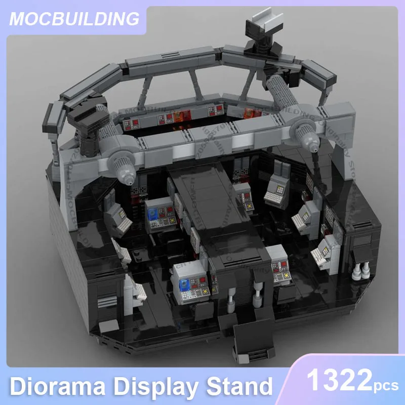 

Подставка для диорамы / Мост, строительные блоки MOC, конструктор для самостоятельной сборки, модель космического корабля, коллекционная подставка для демонстрации, рождественские игрушки, подарки, 1322 детали