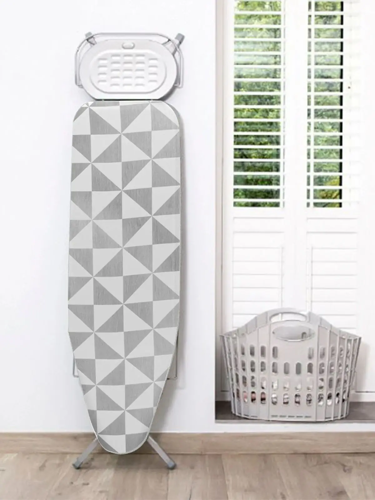 Couverture de planche à repasser élastique, couverture de planche de fer rembourrée résistante à la chaleur, tapis de repassage antidérapant pour le linge, fer à vapeur domestique