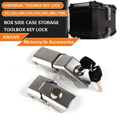 Universal 28L-100L Motorcycle Luggage Trunk Top 38L Box Side Case Storage Toolbox Key Lock Replacement Motorcycle Accessories