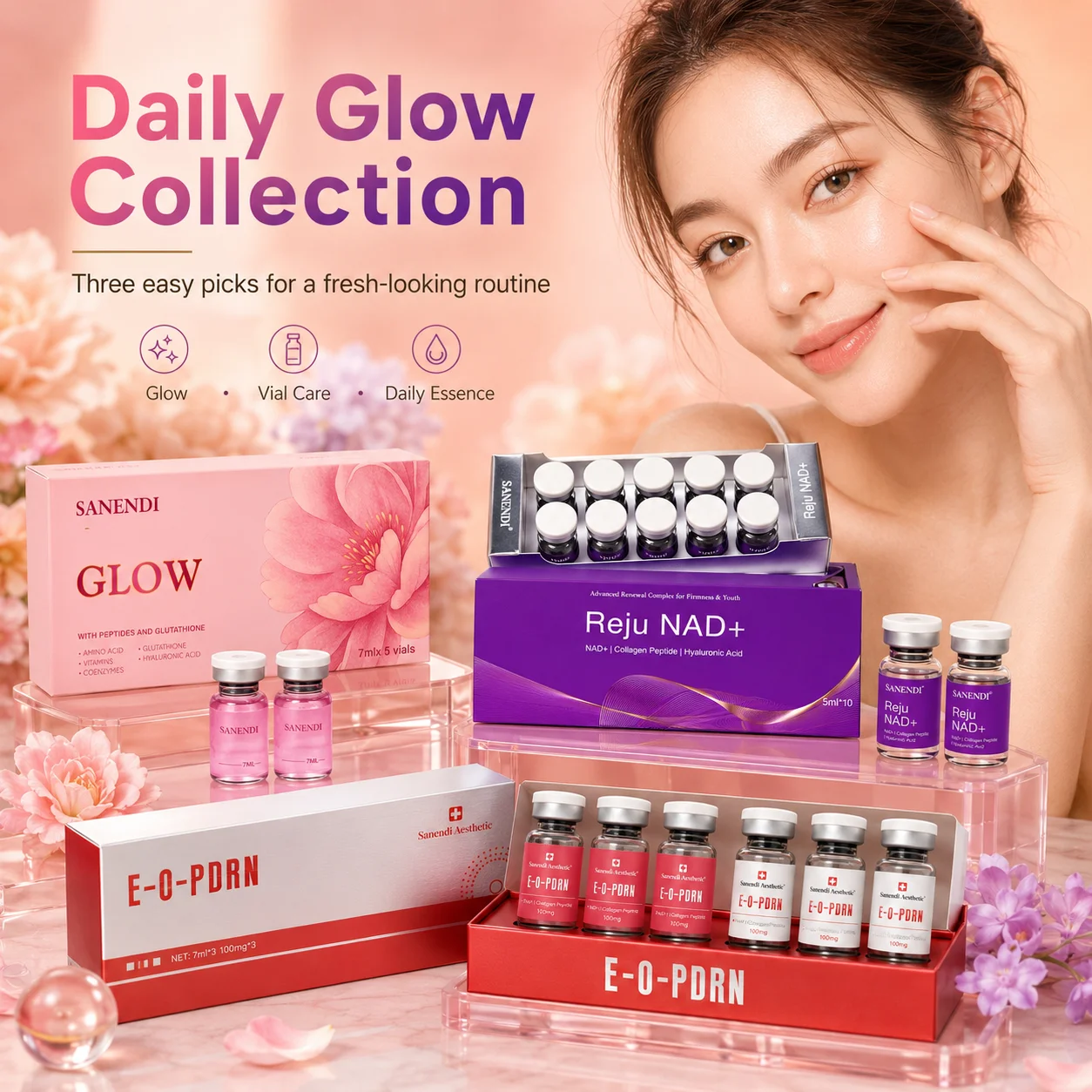 Skincare Glow Glowing - Kit de soin de la peau