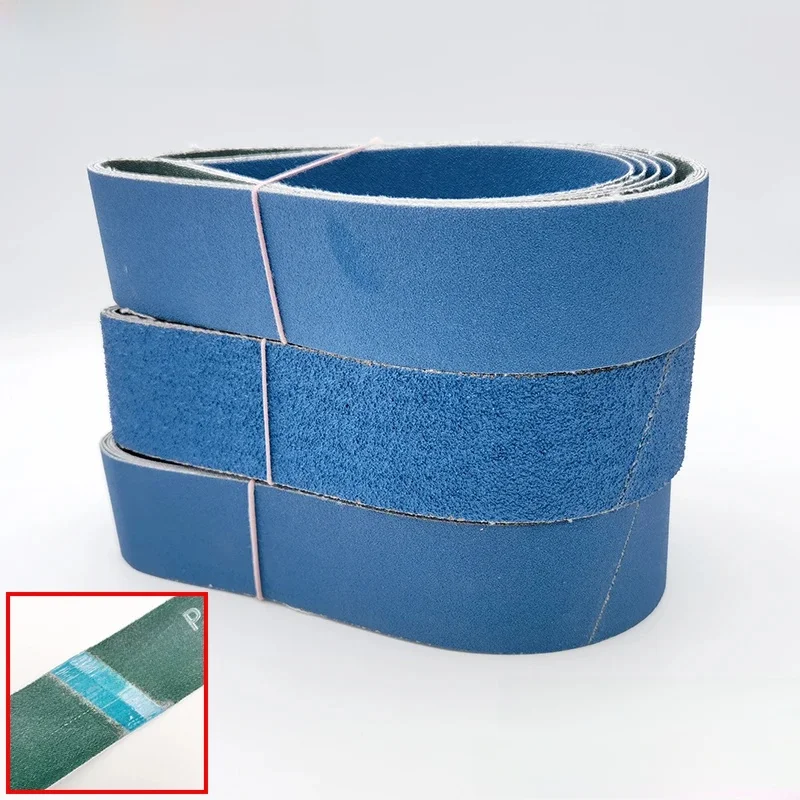 5 sztuk taśm szlifierskich 50 x 915 mm. Taśmy ścierne z cyrkoniami i tlenkiem glinu o wymiarach 2" x 36" do polerowania metalu. Opaski szlifierskie 915 mm. P60-240 # — zdjęcie 2