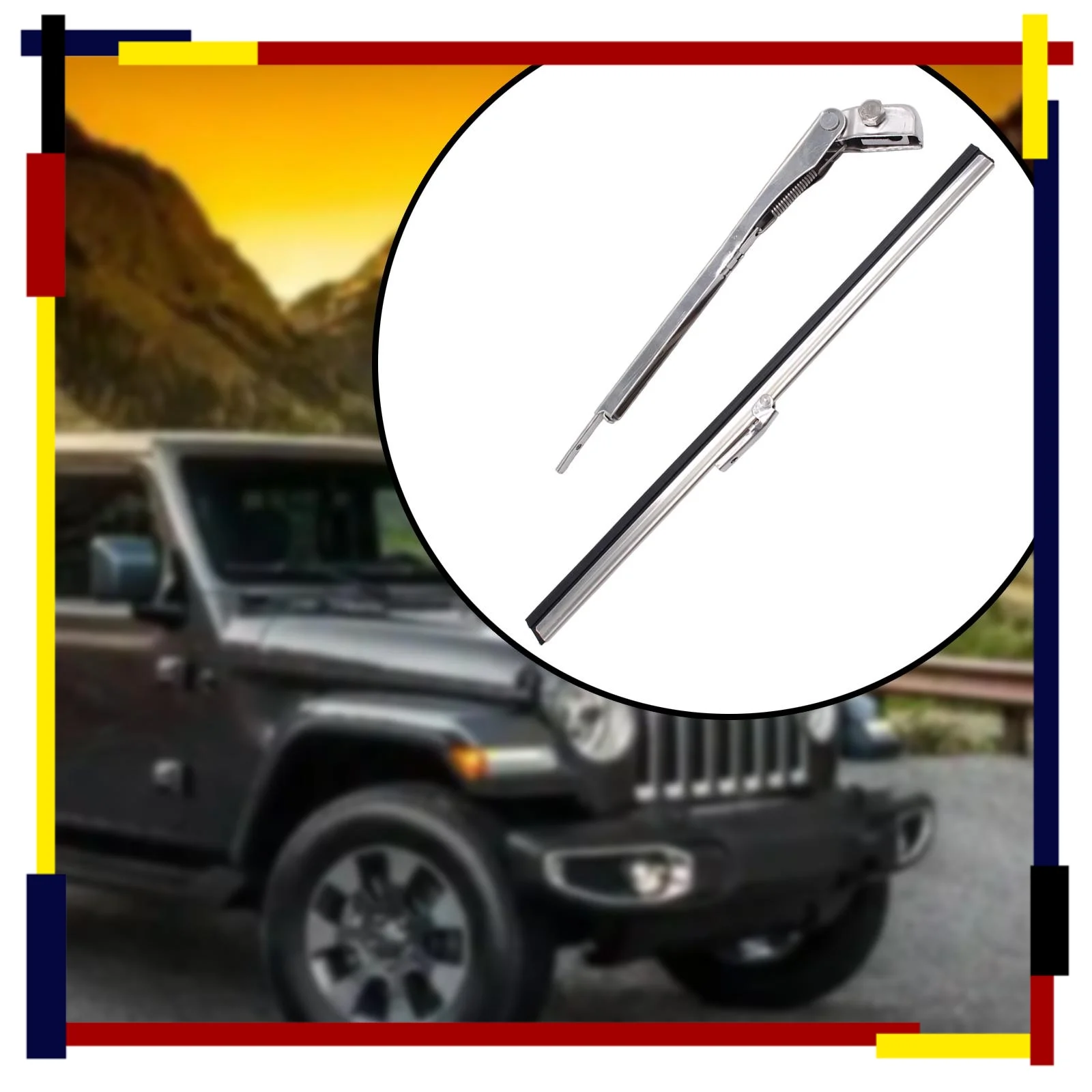 

11, дюймовый рычаг стеклоочистителя, ветровое стекло, 7-11 дюймов, полностью расширенный для Jeep, автомобильный рычаг стеклоочистителя, ветровое стекло, нержавеющая сталь