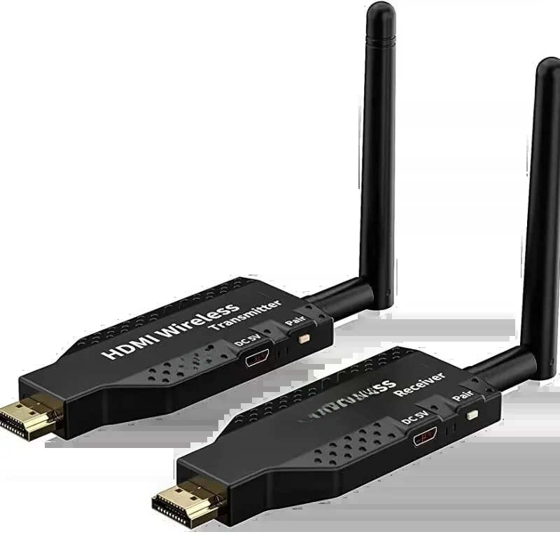 eppfun 200Pro Bezprzewodowy nadajnik i odbiornik HDMI dalekiego zasięgu 50 m 4K, bezprzewodowy przedłużacz HDMI HD 1080P do przesyłania strumieniowego — zdjęcie 2