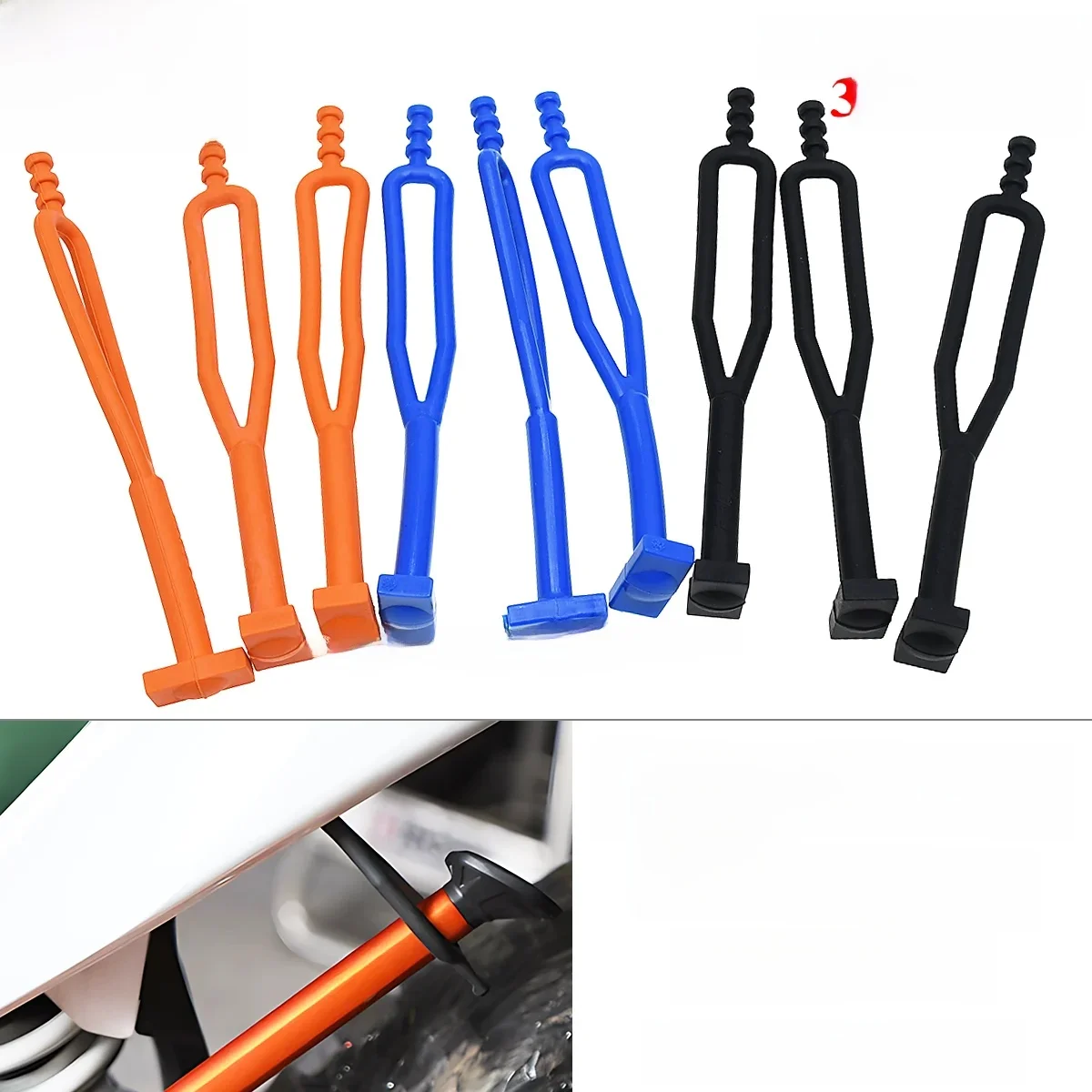 Sangle de béquille latérale en caoutchouc pour Motocross, pour EXC XCF XC EXCF XCW TPI Six Days125 250 300 350 450 500 Husqvarna TE FE TC TX FX