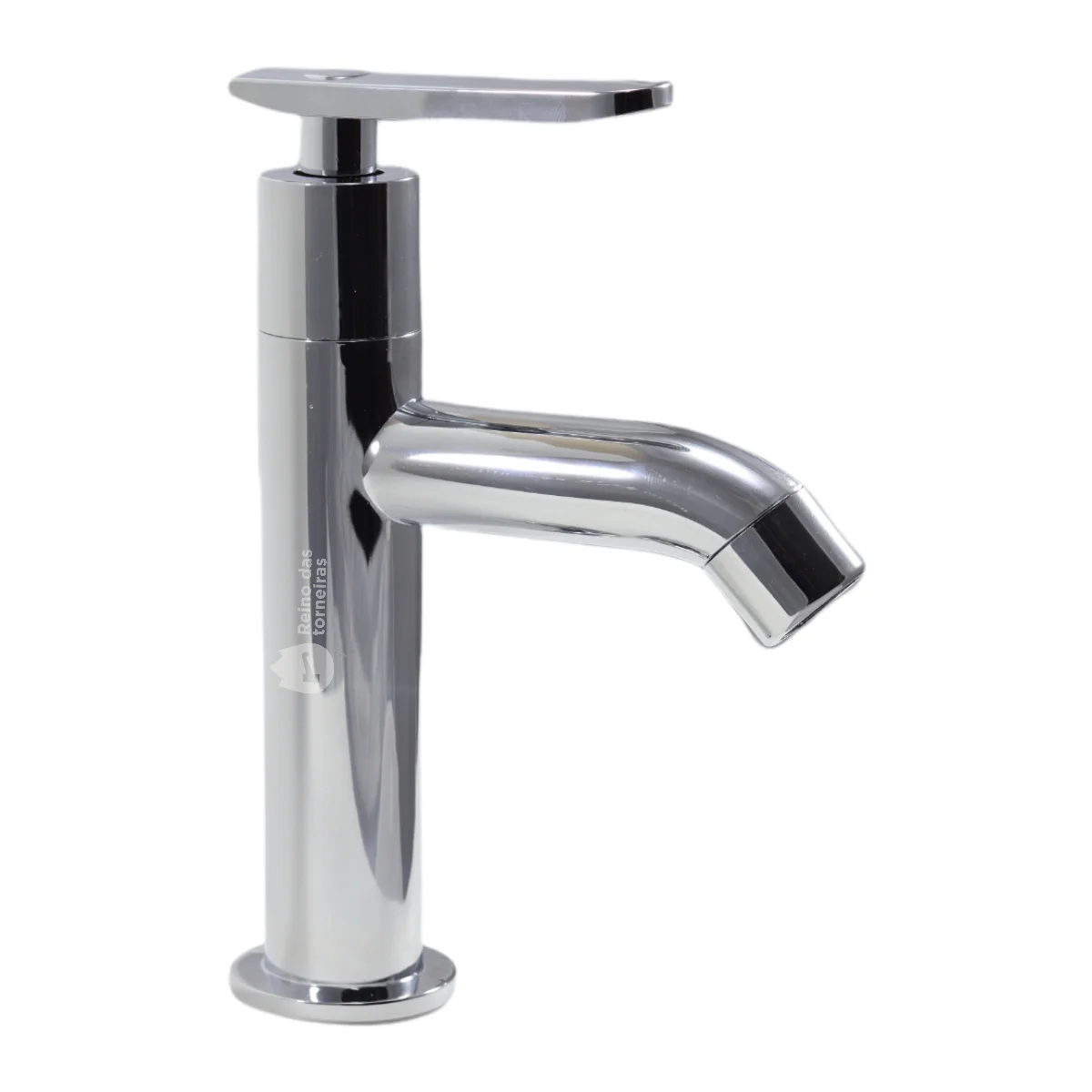 Super Practical Elegant Chrome High Slim Washbasin Faucet