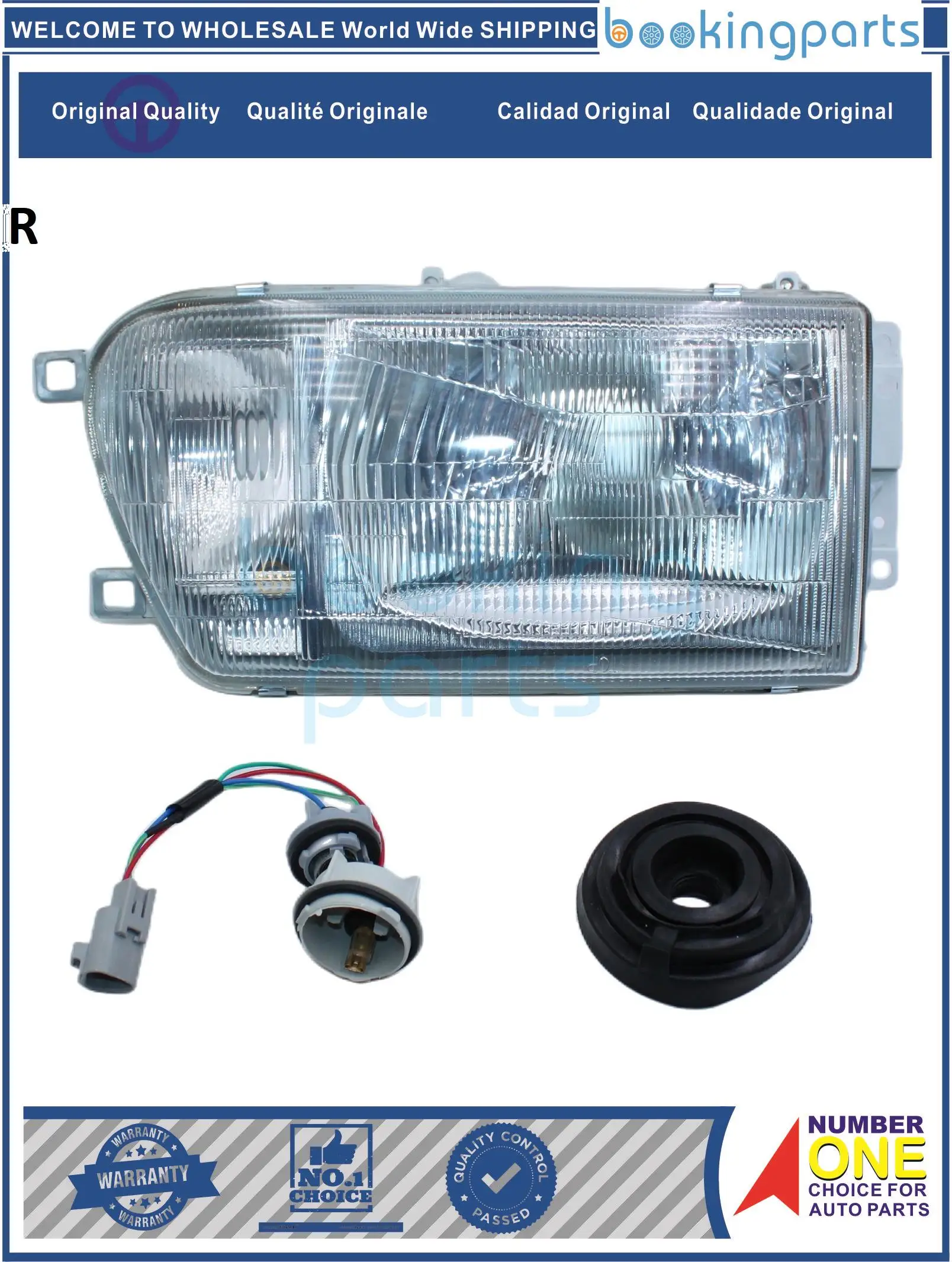 

HEA33081(R),212-1167,2121167,81110-37021,8111037021,81110-37060,8111037060 Headlamp For TOYOTA DYNA BU102 1995-