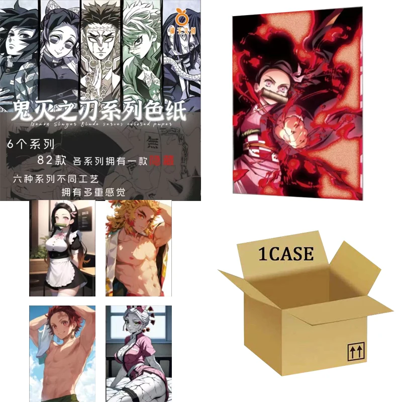 

Wholesales Demon Slayer Collection Cards Booster Box Demon Slayer Blade Series Colored Paper Rare Anime Girls Trading Cards