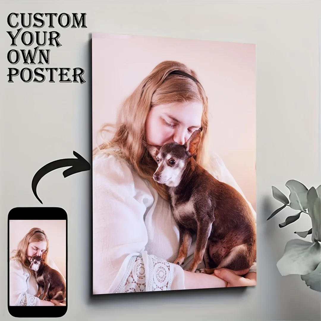 Custom Canvas Prints, Upload Your Photo, Frameless Lifestyle Photo Personalized Gift, Frameless Custom, Frameless Canvas Wall Ar