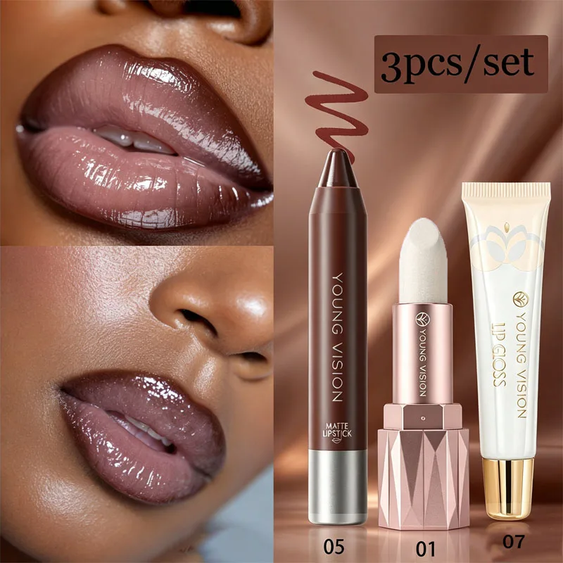 3PCS 3PCS Pearlescent Fine-Shimmer Lipstick Set, Pearlescent, Sparkle, Lipstick For Women, Lipstick 24 Hours Long Lasting, Colorfast, Non Drying Glitter Lip Makeup For Daily & Party, Perfect Gift For Women.(Available In 3 Colors) - Aliexpress Deal