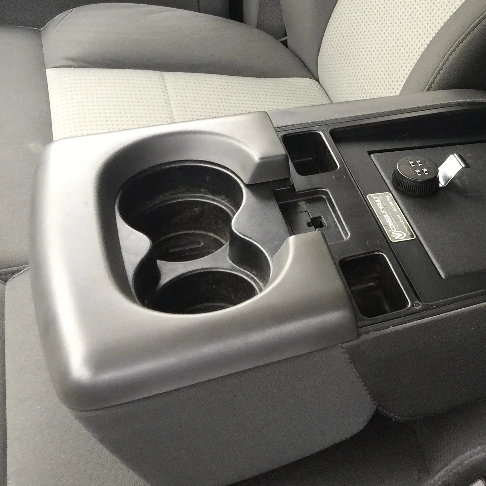 Do Ford F-150 F150 Konsola środkowa Podłokietnik Podłokietnik Zamiennik Tan Bench Seat Light Grey 2004 2005 2006 2007 2008 2009-2014 — zdjęcie 2