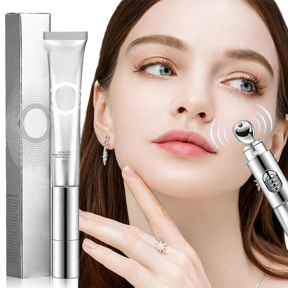 OCHEAL crème de Massage électrique pour les yeux acide hyaluronique raffermissant estompe les ridules Gel de soin des yeux hydratant beauté soins de la peau des yeux beauté