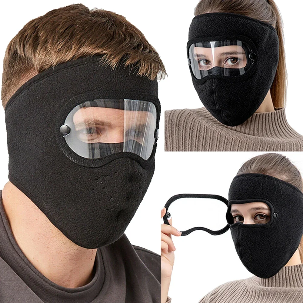 AliExpress Windproof Anti Dust Face Mask Cycling Ski Breathable Masks Fleece Face Shield Hood with High