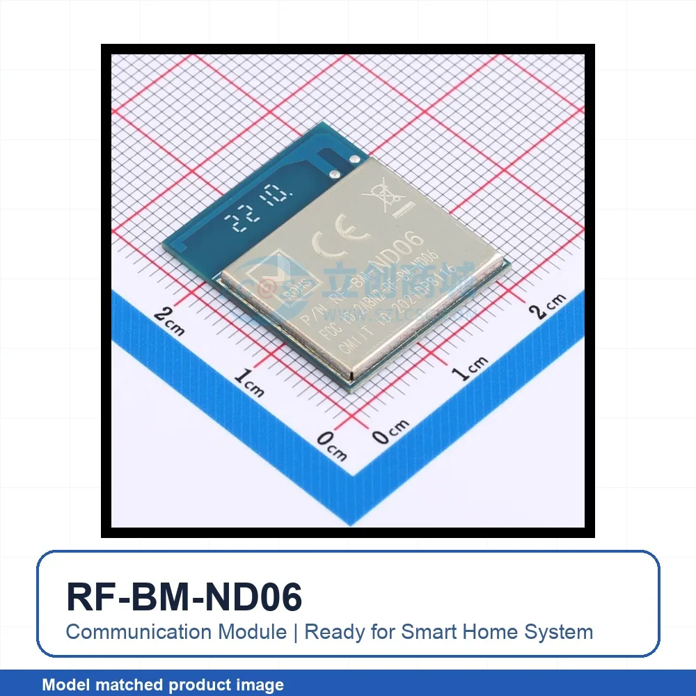 2pcs RF-BM-ND06 SMD nRF52840chip I2C USB SPI GPIO 5.0 4.2 4.0 Bluetooth Wireless Module for Smart Home System