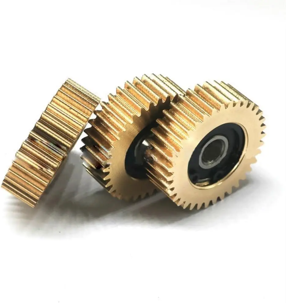 Motor de cubo de rueda de bicicleta eléctrica, engranajes planetarios de cobre con rodamiento para Motor Bafang, piezas de engranajes de bicicleta de vehículo eléctrico, 38x11mm, 36T