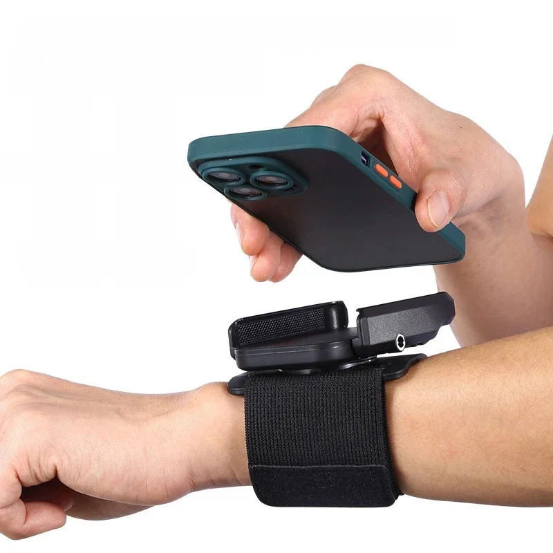 AliExpress KOQZM Wristband Phone Holder Mobile Sport Running Phone Wrist Bag Arm Bag Removable 360°Rotating Takeaway Navigation For Cycling