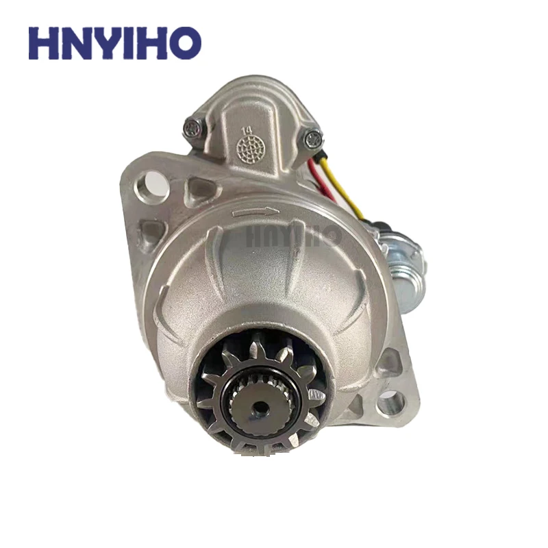 جديد HNYIHO 24V 7.0KW 12T كاتب المحرك QDJ2709J-PC 3708010-420-0000 ل Xichai 6DF1 6DF2