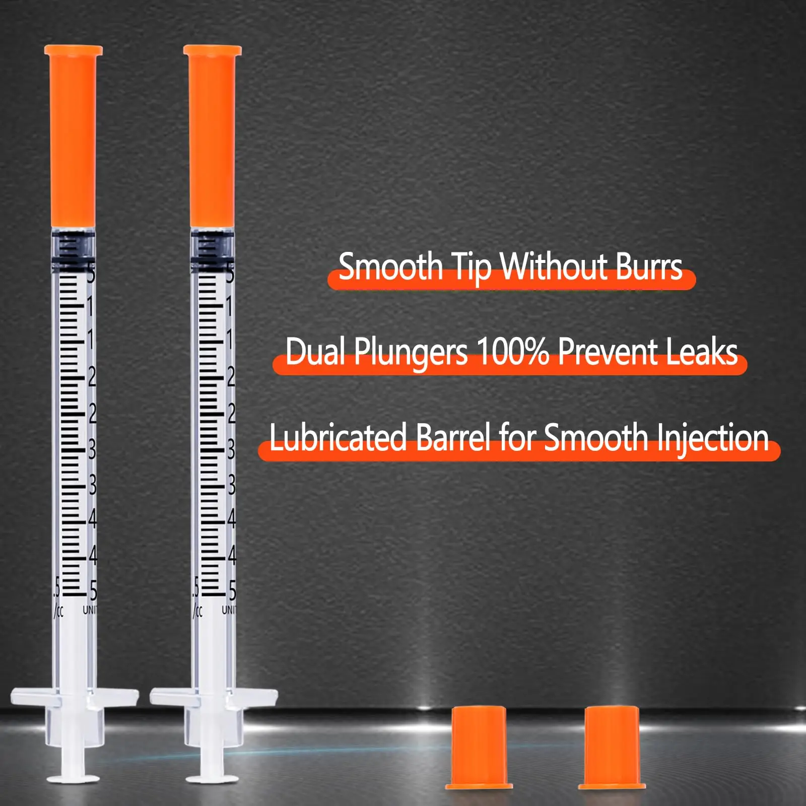 1 مللي 29 جرام 1/2 "حقنة يمكن التخلص منها حقنة أمان معقمة لجرعات الأنسولين الحيوانية الدقيقة #4