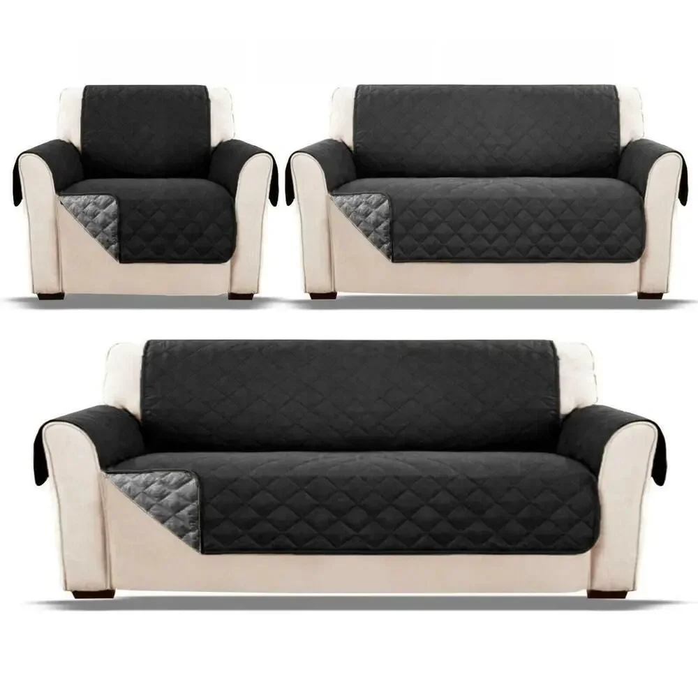 Impermeável acolchoado sofá capa, Anti-Wear Couch capa para cão Pet e crianças, poltrona reclinável,