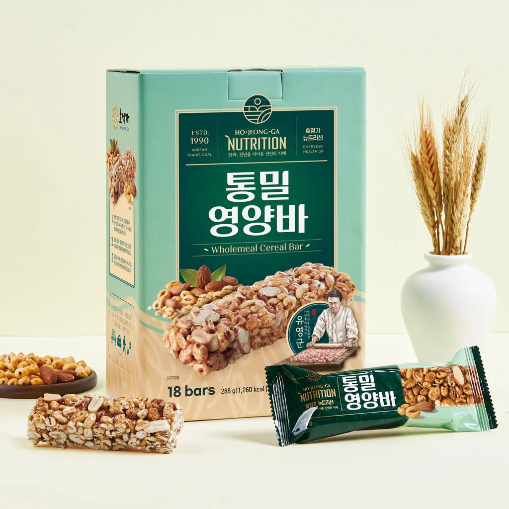 [Hojeongga] لوح التغذية اليومي (20 قطعة) وبار تغذية القمح بالكامل، وعاء الحنطة السوداء / مجموعة ألواح التغذية الممتازة المصنوعة من قبل الخبراء