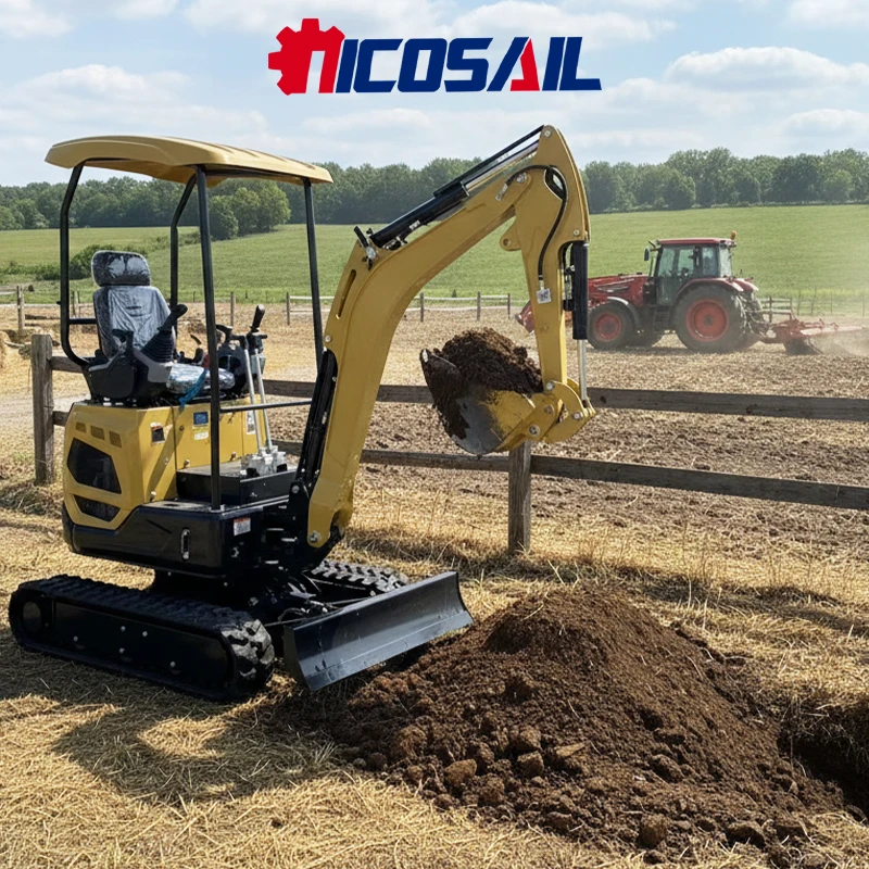 

1.8ton Mini Excavator Euro 5 Engine with Rubber Track for Stable Working in Narrow Construction Space and with Deposit