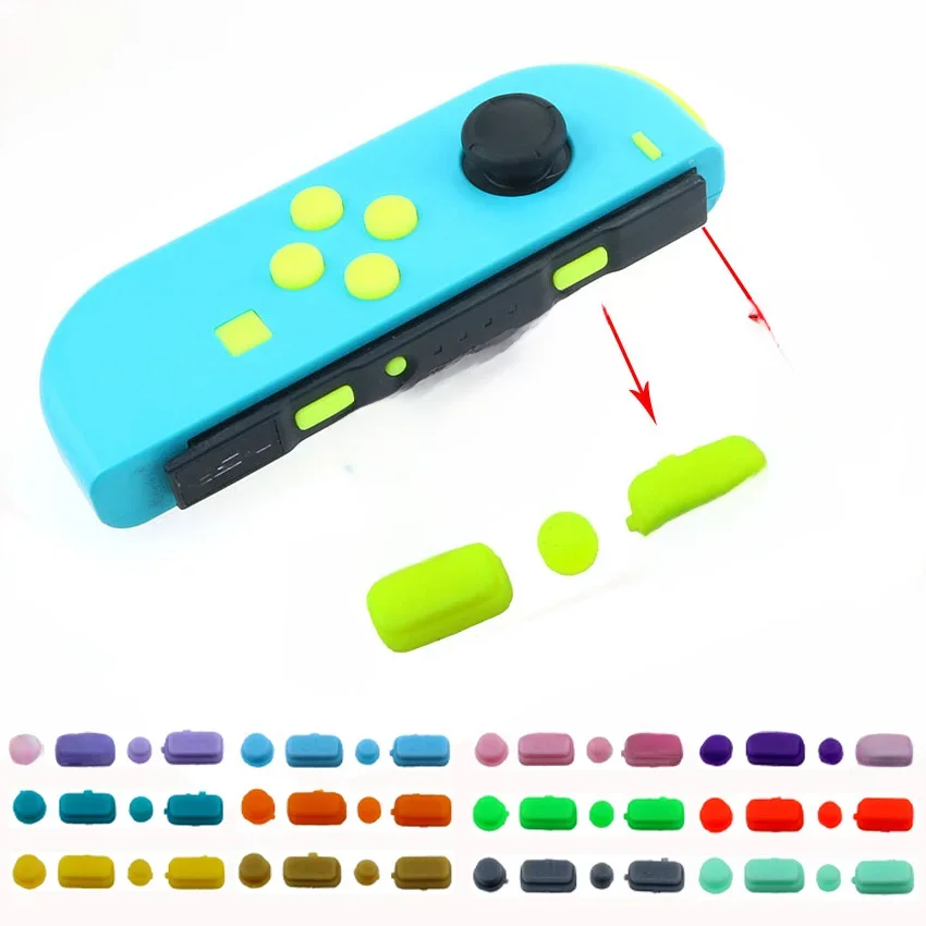 Ensemble de 4 pièces pour nintendo Switch NS NX Joy-Con côté gauche droite SR SL clé bouton de déclenchement accessoires de jeu de remplacement pour Joy Cons