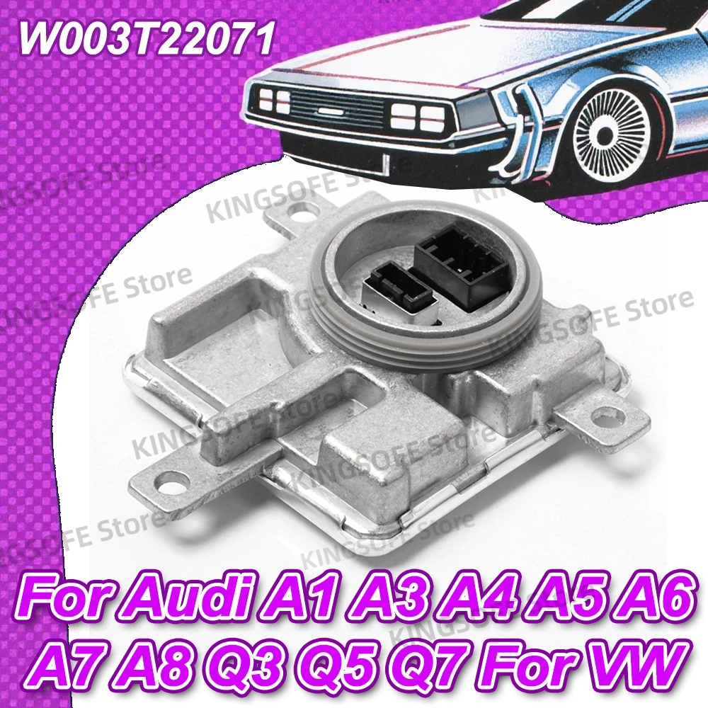 

Блок управления балластом ксенона HID W003T22071, модуль блока для Audi A1 A3 A4 A5 A6 A7 A8 Q3 Q5 Q7 для VW