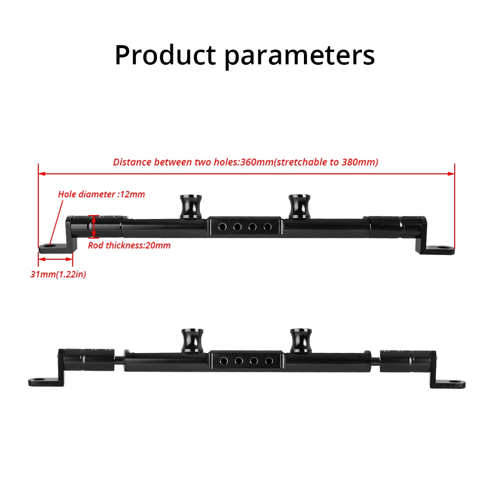 Universal Moto Steering Strength Lever Bar For Yamaha Honda Kawasaki Scooter/Street Class Balance Handle Cross Bar Handlebar