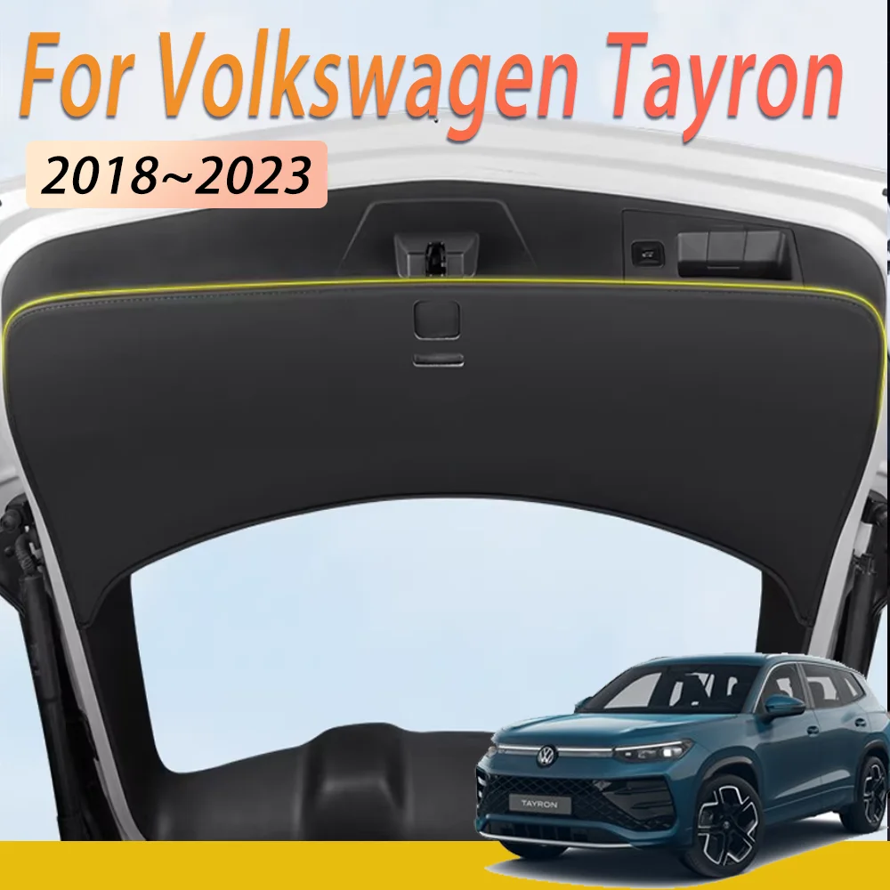 

Car Rear Trunk Door Covers For VW Volkswagen Tayron 2018~2023 MK1 Protective Anti-dirty Tailgate protective pad Auto Accessories