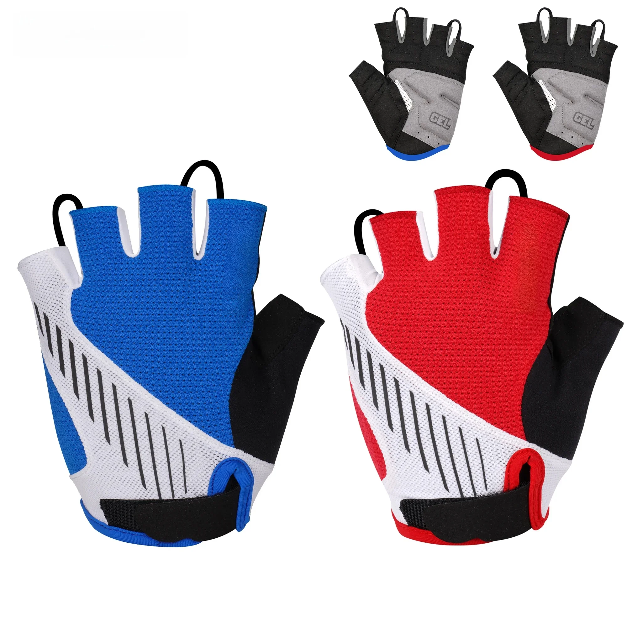 AliExpress DAREVIE Men's Cycling Gloves Taiwan Fabric Gel Padded Shockproof Fingerless Gloves Comfortable Quick Dry Bicycle Accessories