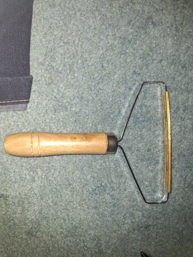 Customer review photo for Manual Pet Hair & Lint Remover Brush