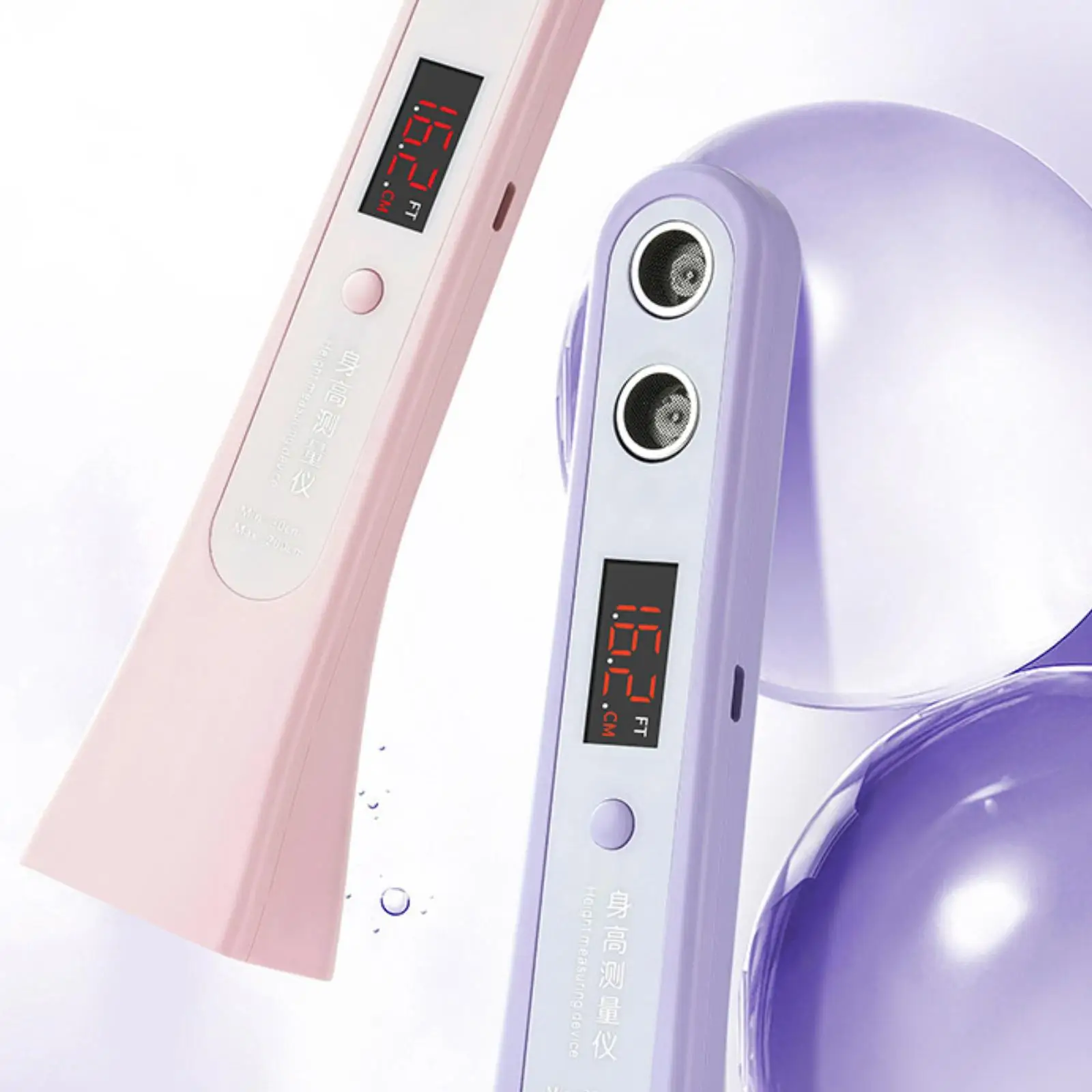 1Pc Portable Height Measuring Device Accurate Measuring Stadiometer LED Display Digital Electronic Height Ruler for Adults Kids