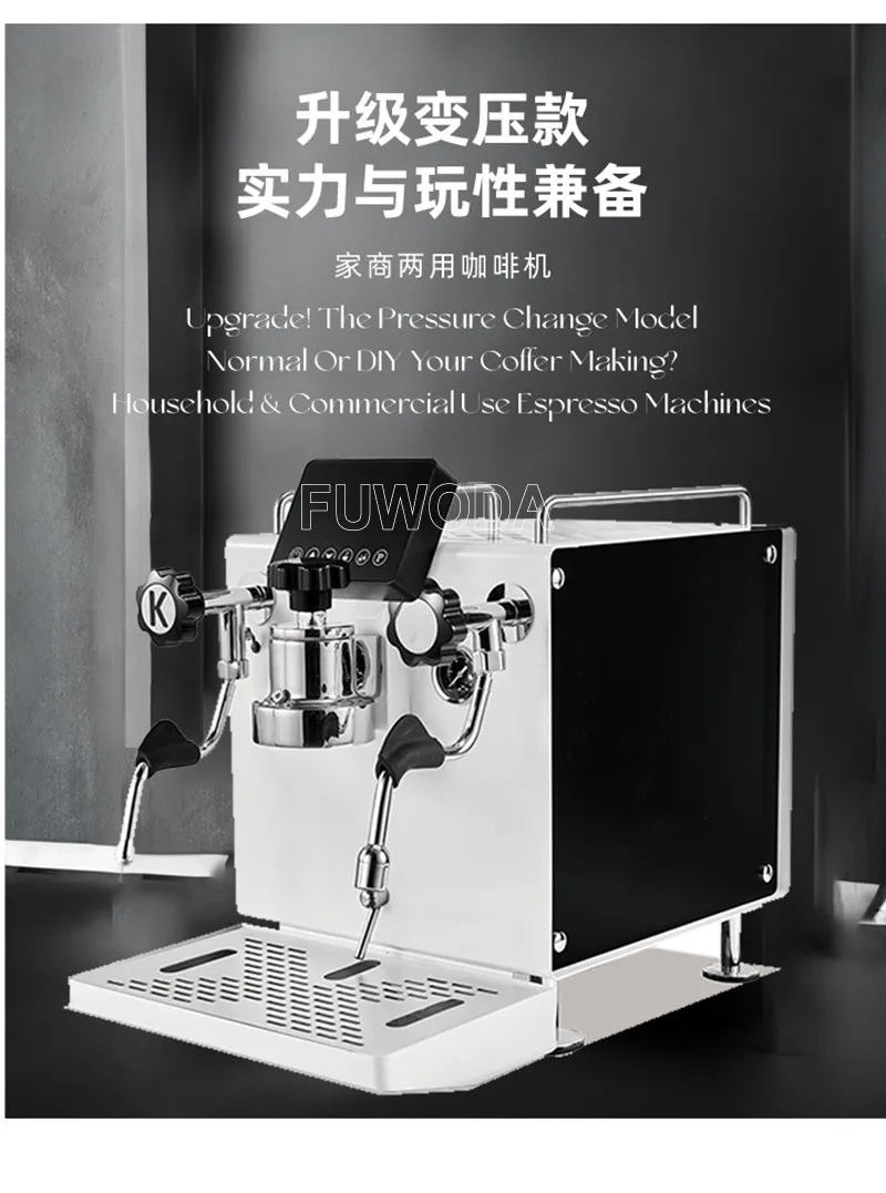 110V/220V 9 Bar Italian Semi-Automatic Coffee Maker Cappuccino Milk Bubble Maker Espresso Coffee Machine