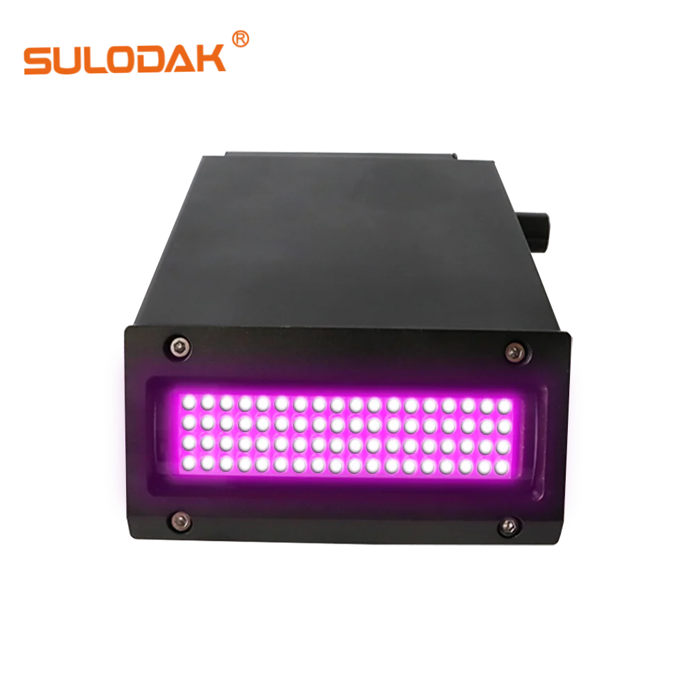 F8010 LED UV Lamp Air Cooled 10°C Angle UV LED Curing Lamp 395nm UV Ink Drying Light UV Flatbed Inkjet Printer