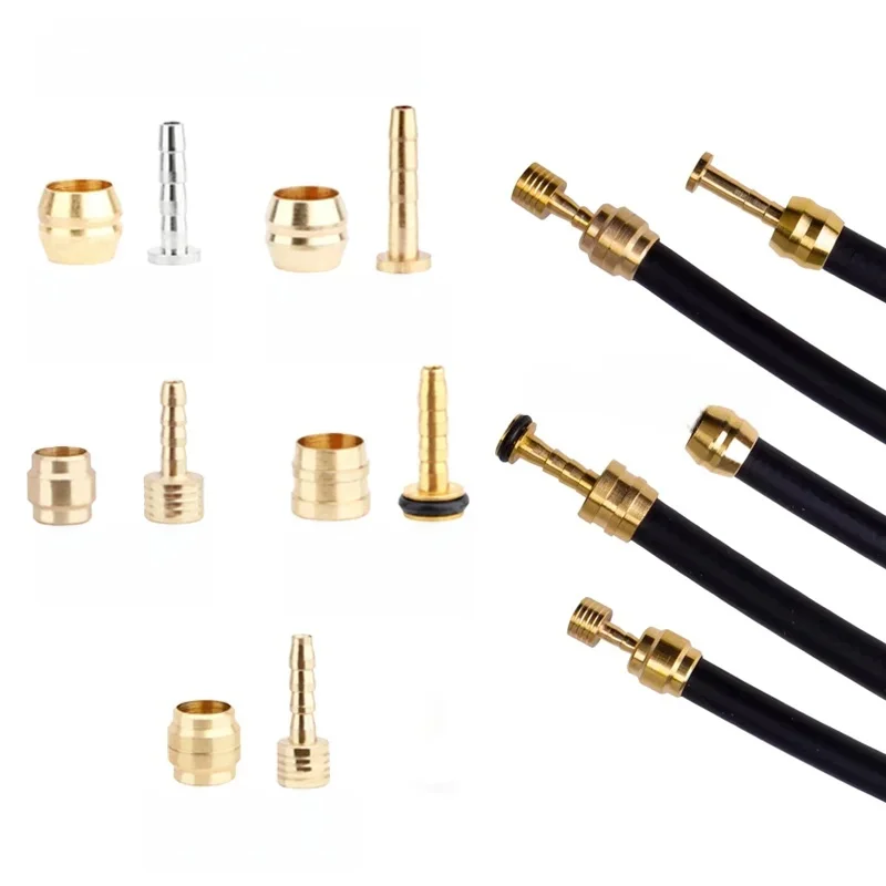 Aiguille à huile pour vélo de montagne, jeu de 4/10/20 têtes d'olive pour SHIMANO BH90 BH59 SRAM MAGURA TEKTRO, tuyau de frein à huile, insertion de connexion